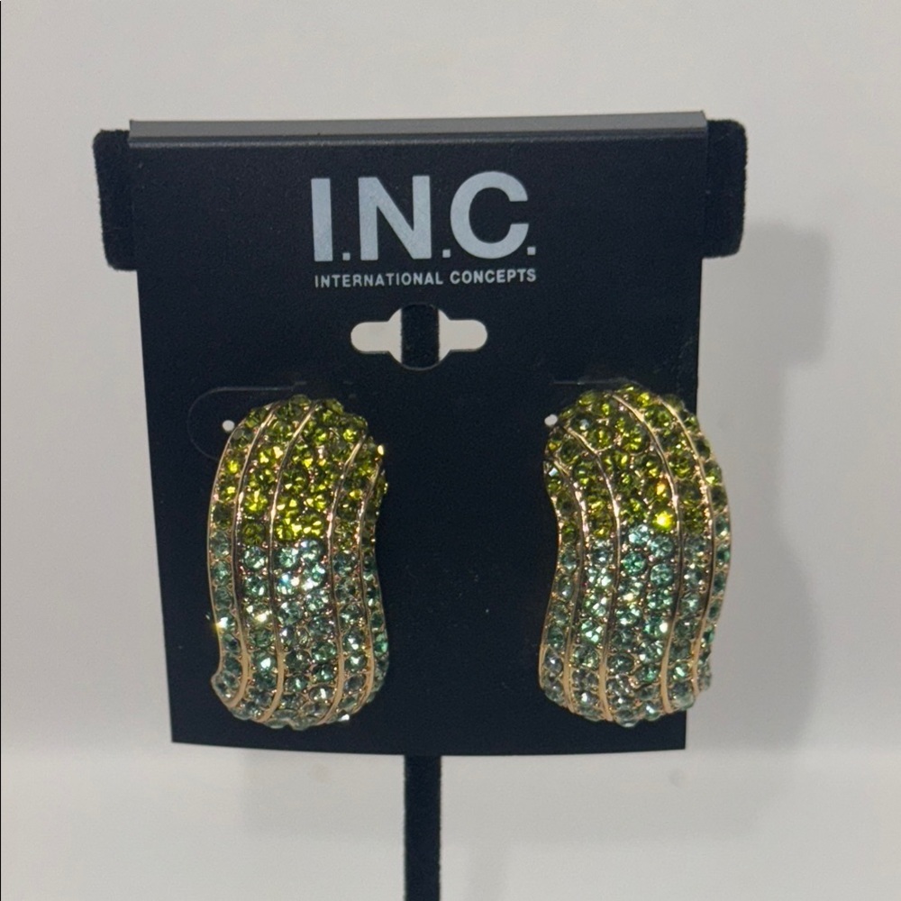 🍷3for$20! NWT INC International Concepts Green and Yellow Earrings
